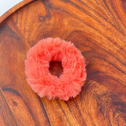 Fluffy Fur Elastic Scrunchie Hair Band