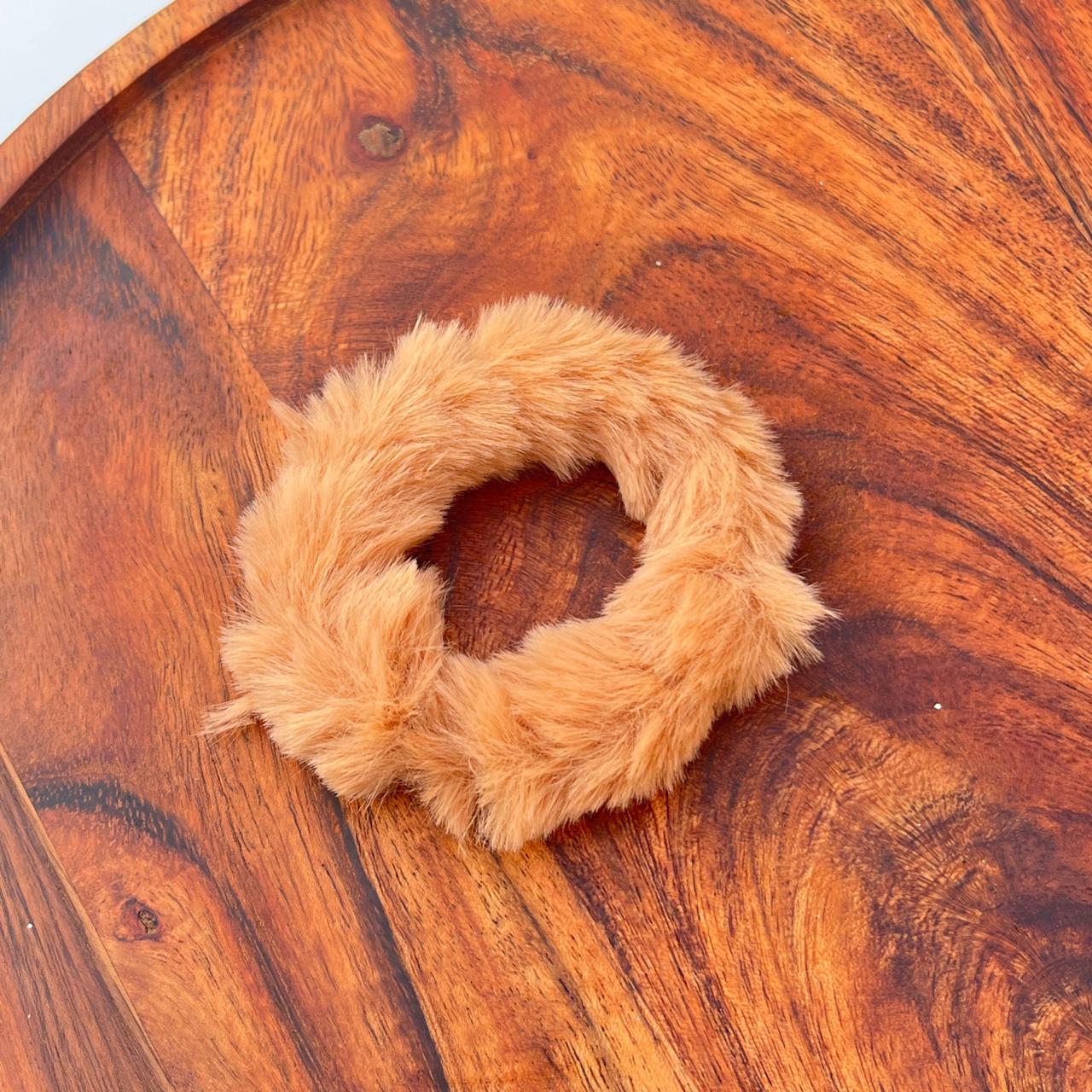 Fluffy Fur Elastic Scrunchie Hair Band