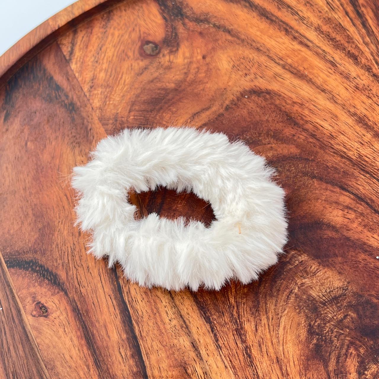 Fluffy Fur Elastic Scrunchie Hair Band