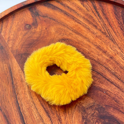 Fluffy Fur Elastic Scrunchie Hair Band