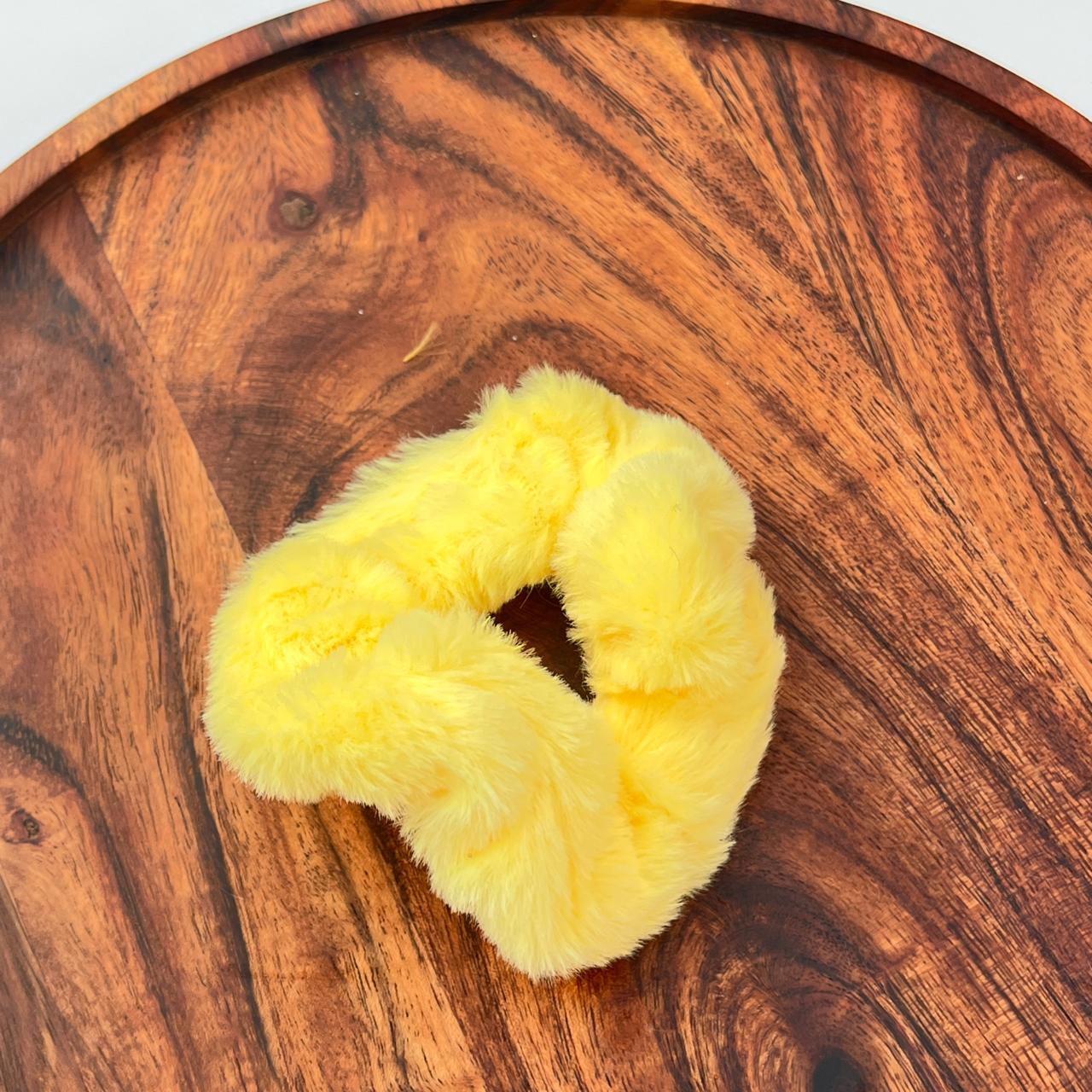 Fluffy Fur Elastic Ponytail Hair Rope Scrunchie