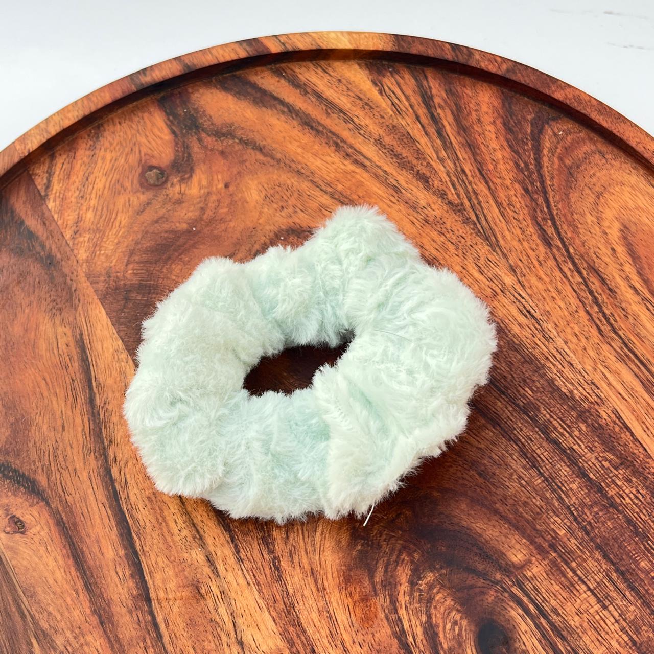 Fluffy Fur Elastic Ponytail Hair Rope Scrunchie