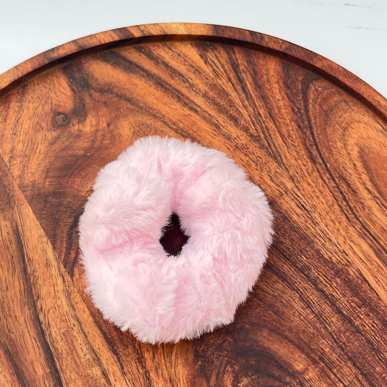 Fluffy Fur Elastic Ponytail Hair Rope Scrunchie