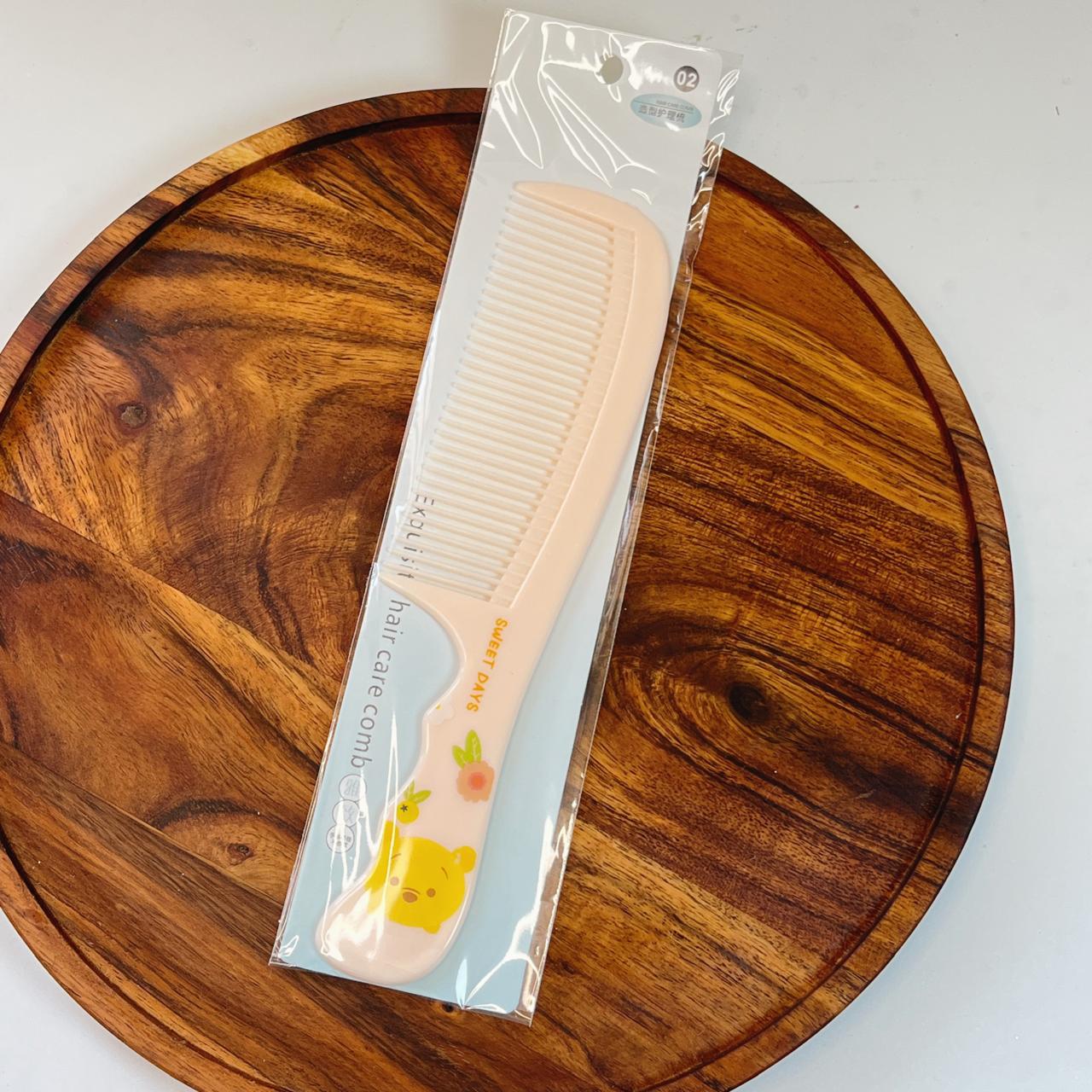 Pastel Detangling Hair Comb – Smooth Finish Wide Tooth Comb