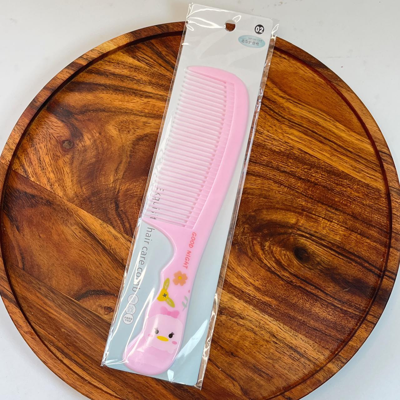 Pastel Detangling Hair Comb – Smooth Finish Wide Tooth Comb