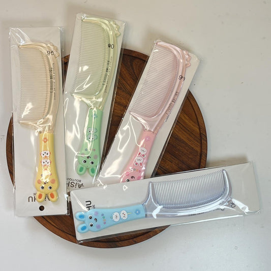 Pastel Detangling Hair Comb – Smooth Finish Wide Tooth Comb