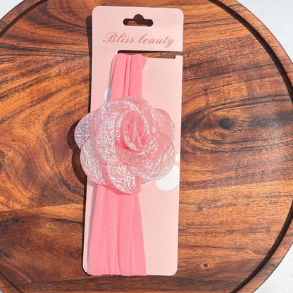 Glitter Nylon Baby Headband – Pastel Colors