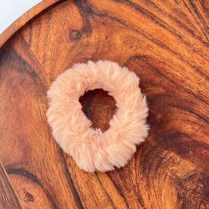 Fluffy Fur Elastic Scrunchie Hair Band