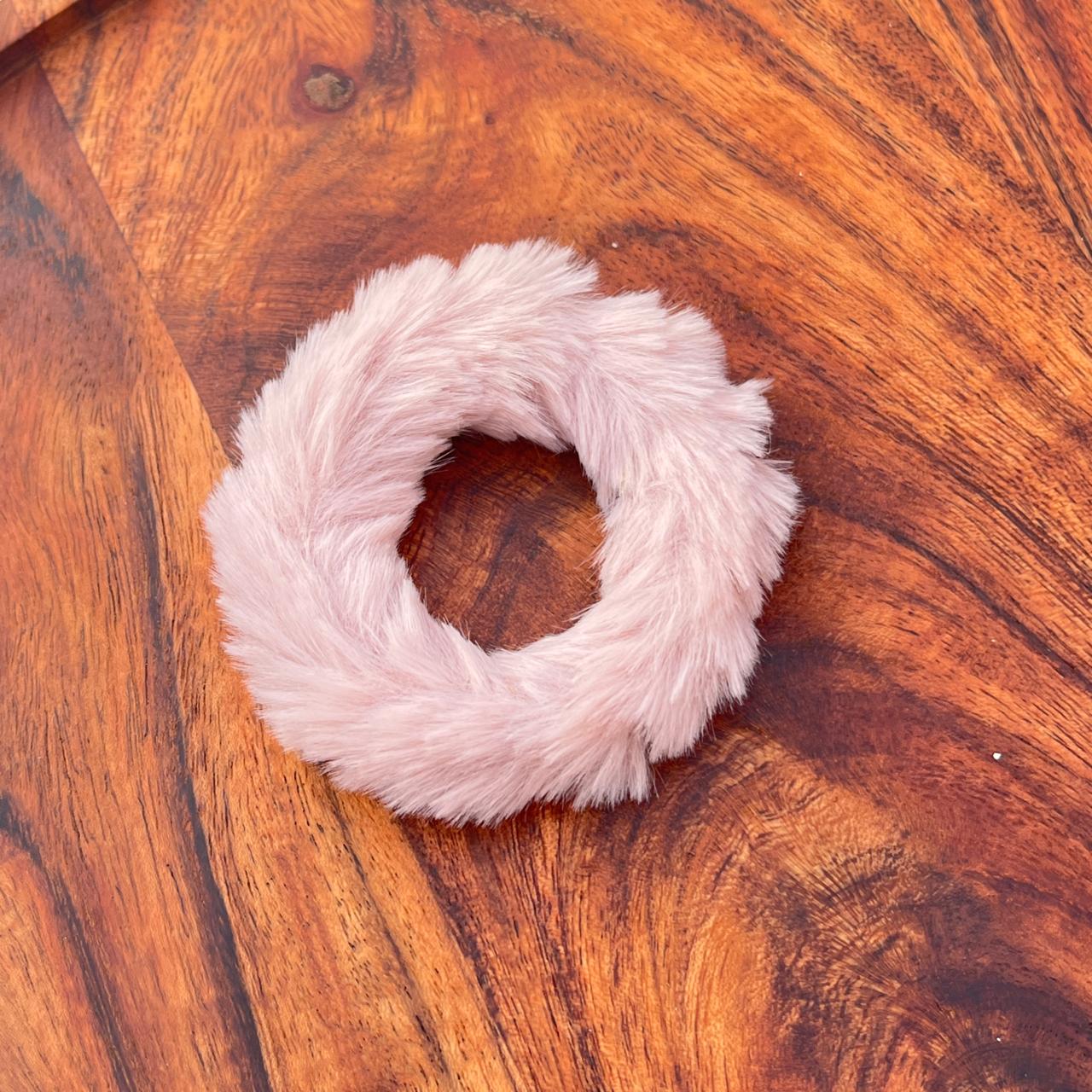 Fluffy Fur Elastic Scrunchie Hair Band