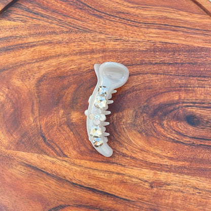 Boefini Crystal Bloom Banana Hair Clip