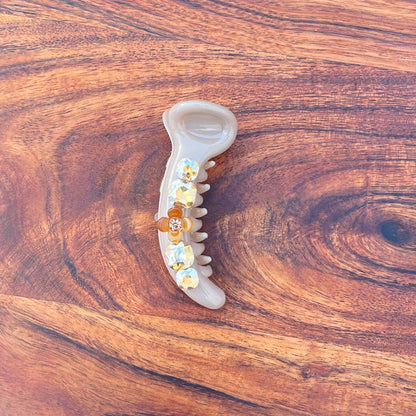 Boefini Crystal Bloom Banana Hair Clip