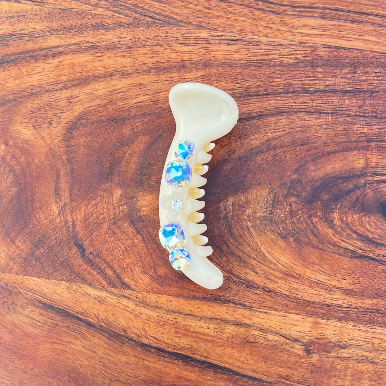 Boefini Crystal Bloom Banana Hair Clip