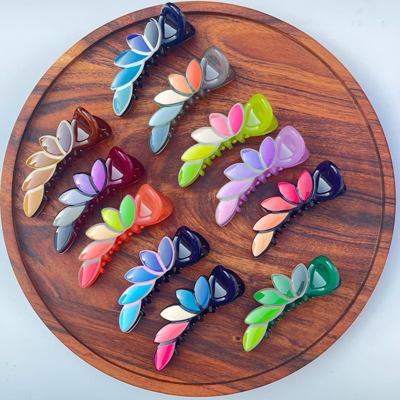 Honey Petal Banana Hair Claw Clip