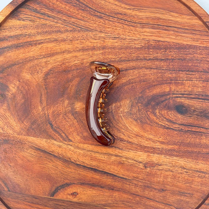 Boefini Glossy Curve Banana Hair Clip