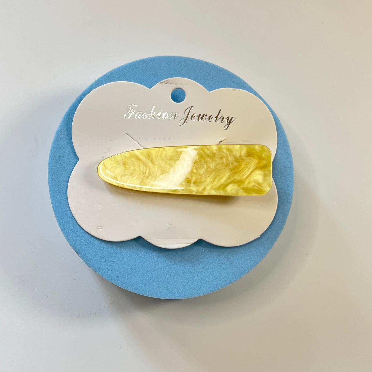 Pastel Marble Snap Hair Clip