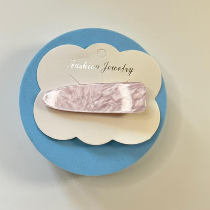 Pastel Marble Snap Hair Clip