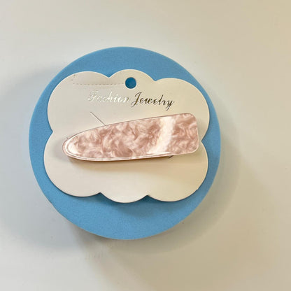 Pastel Marble Snap Hair Clip