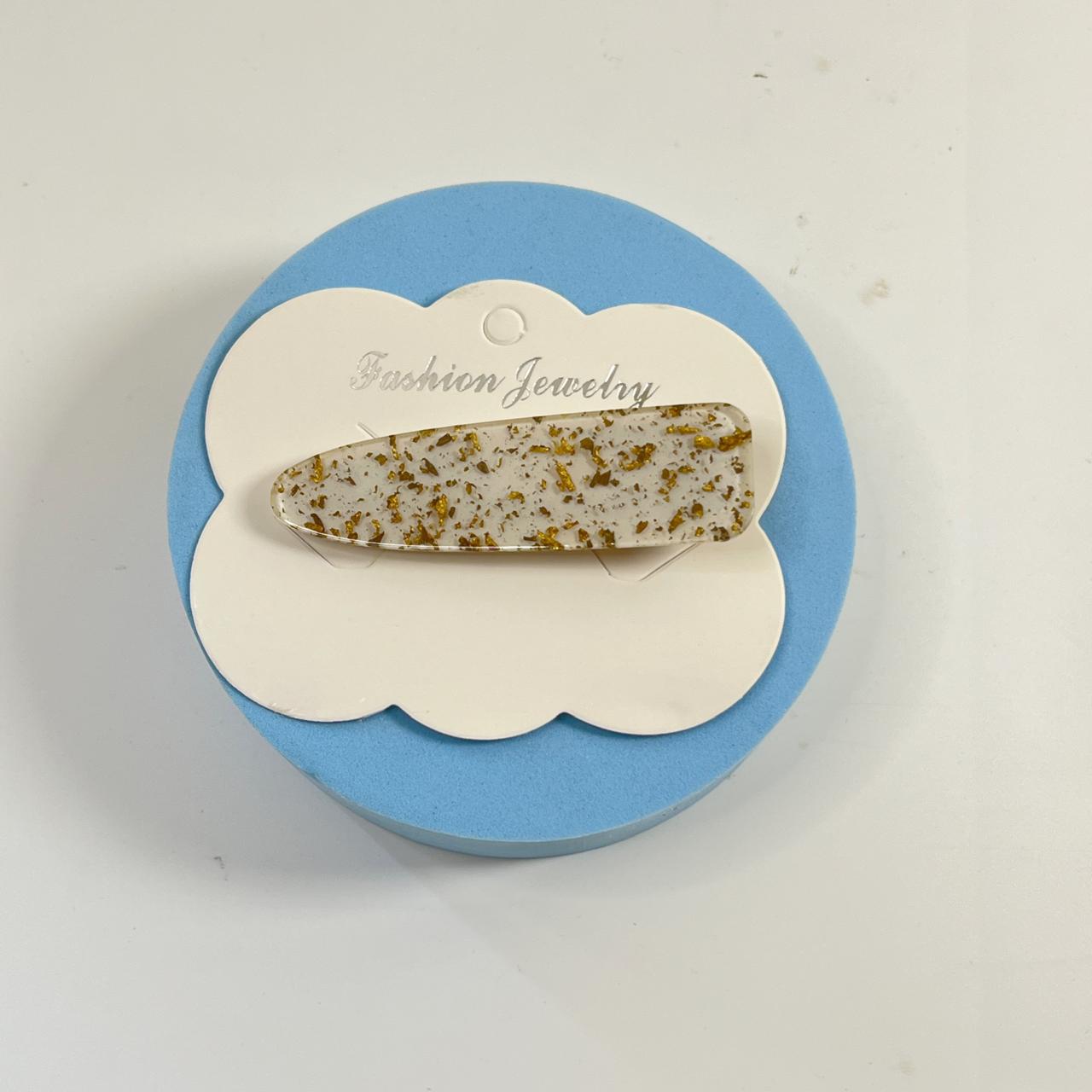 Glitter Marble Snap Hair Clip (Pack of 1)