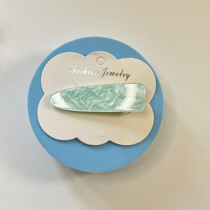 Pastel Marble Snap Hair Clip
