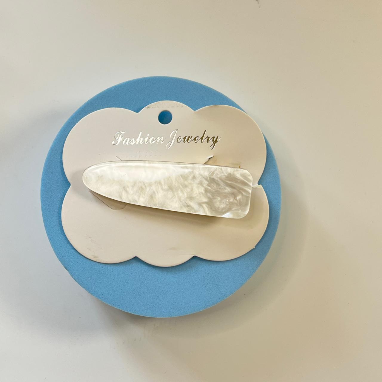 Pastel Marble Snap Hair Clip
