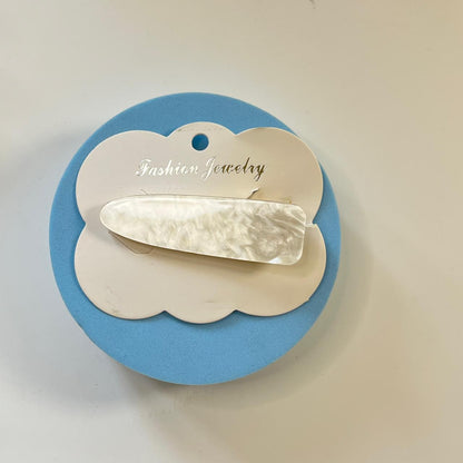 Pastel Marble Snap Hair Clip