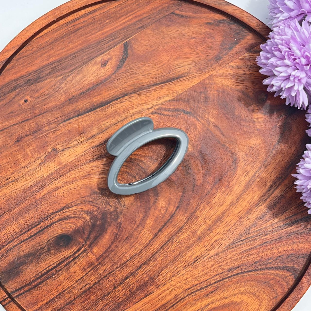 Boefini Oval Arch Hair Claw - Dark colors 6.5cm