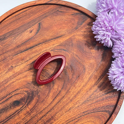 Boefini Oval Arch Hair Claw - Dark colors 6.5cm
