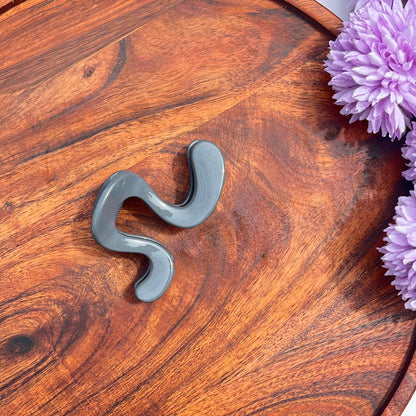 Boefini Curved Arch Hair Claw - Dark colors 7.5cm