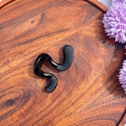 Boefini Curved Arch Hair Claw - Dark colors 7.5cm