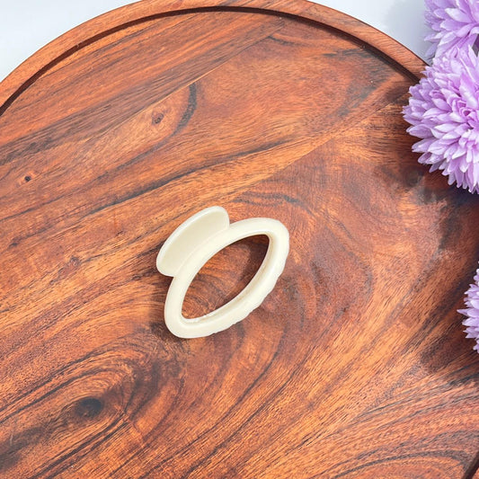 Boefini Oval Arch Hair Claw - Nude colors 6.5cm