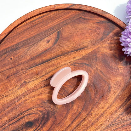 Boefini Oval Arch Hair Claw - Nude colors 6.5cm