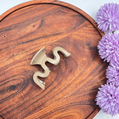 Boefini Abstract Wave Hair Claw - Dark colors 9cm