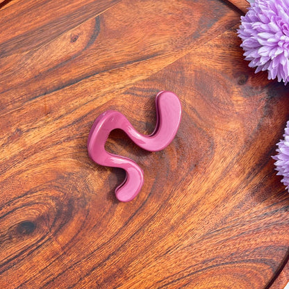 Boefini Curved Arch Hair Claw - Dark colors 7.5cm