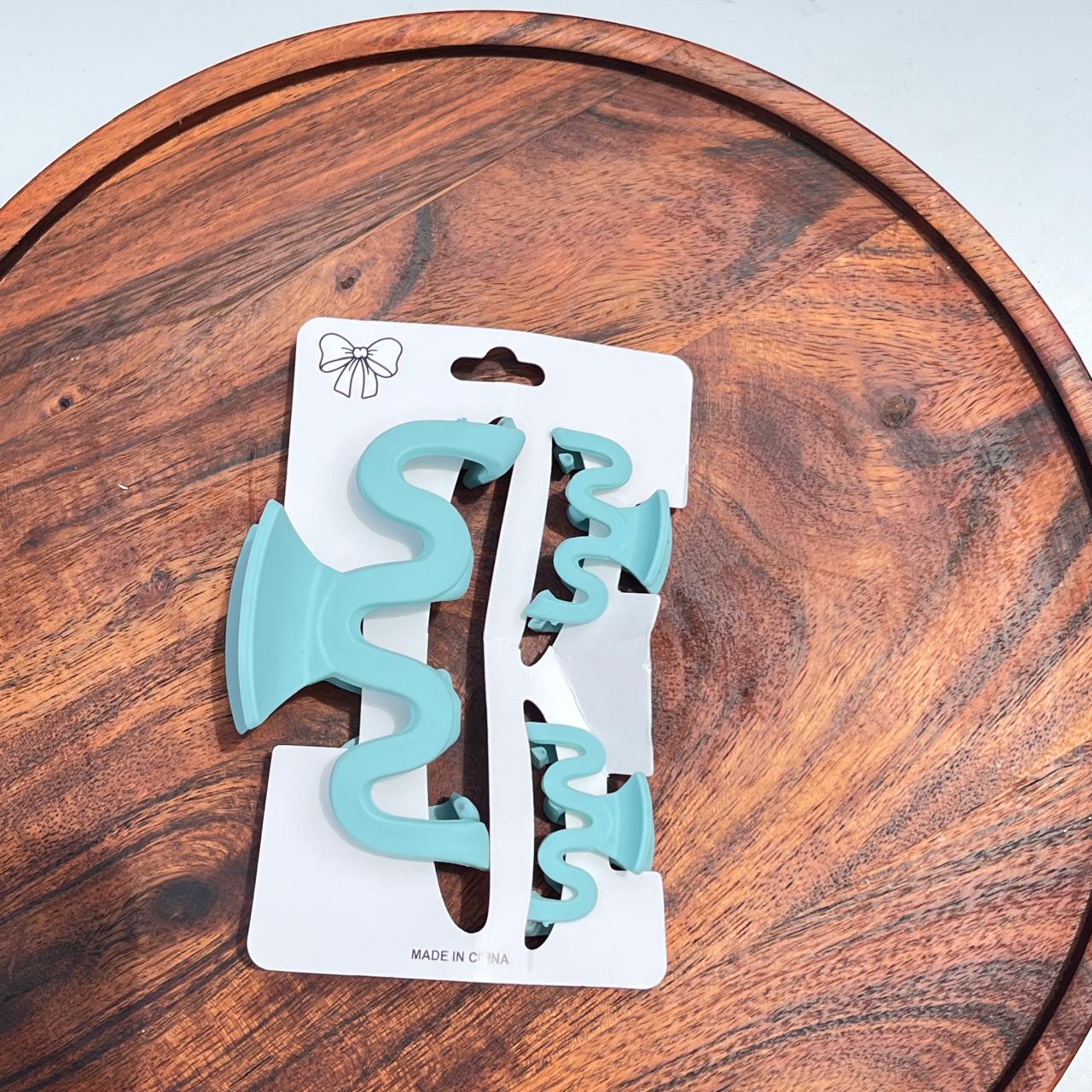 Zigzag Claw Clip Combo Set