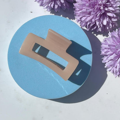 Boefini Minimal Rectangle Hair Claw - Medium