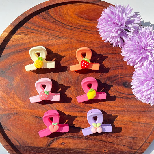 Mini Fruit Accent Claw Clip - Small