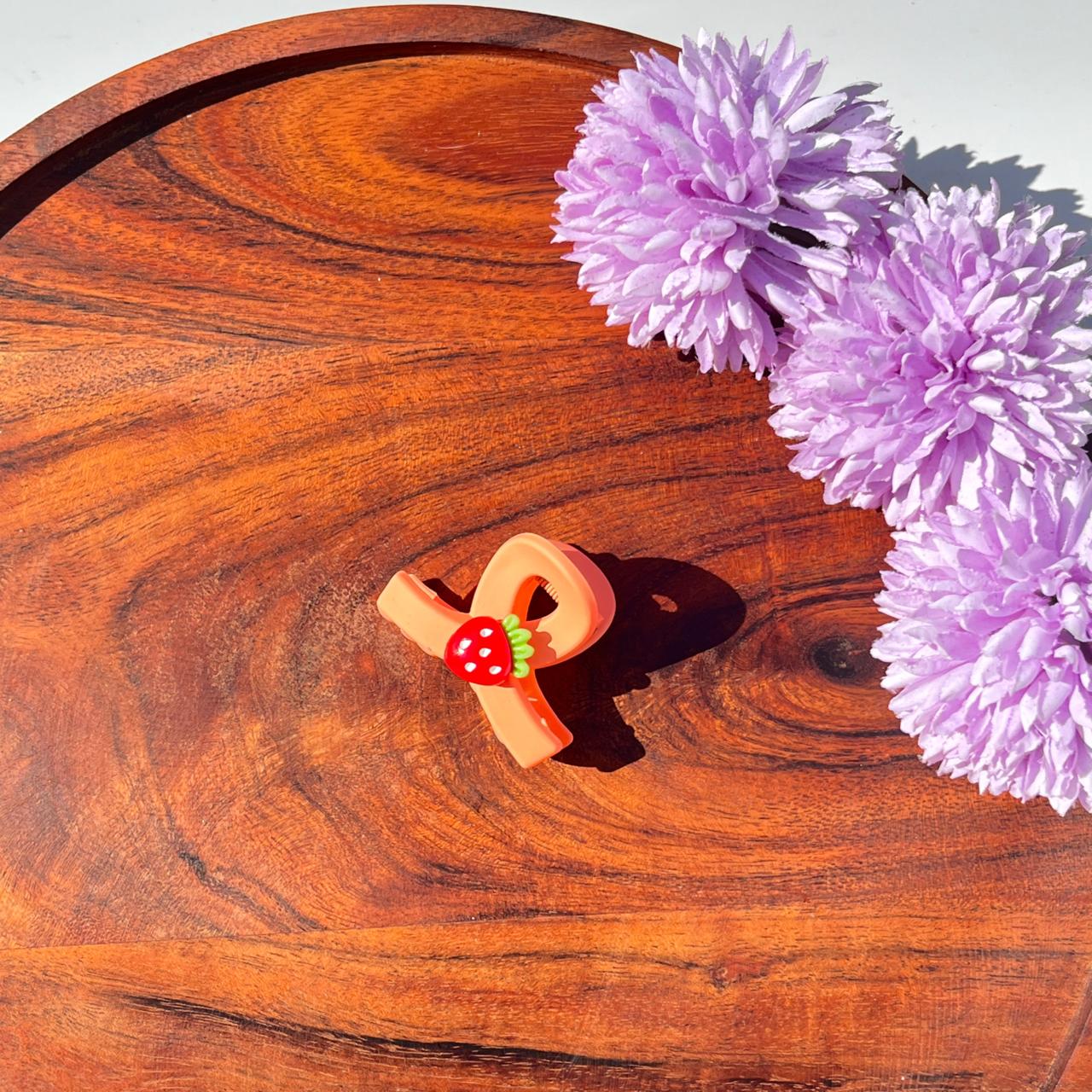 Mini Fruit Accent Claw Clip - Small