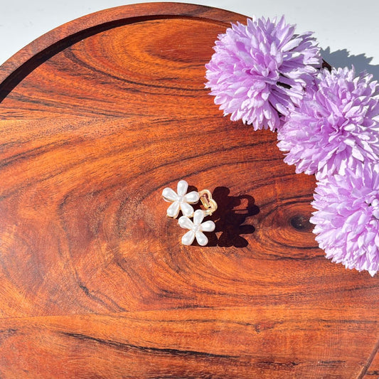 Pearl Daisy Metal Hair Clutcher - small
