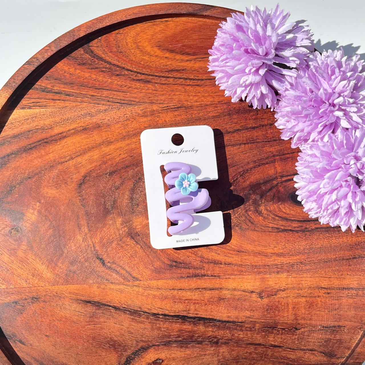 Mini Pastel Wave Claw Clip - Small