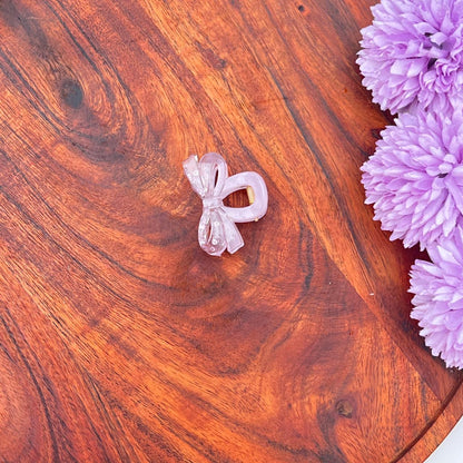 Boefini Transparent Bow Hair Clutcher - small