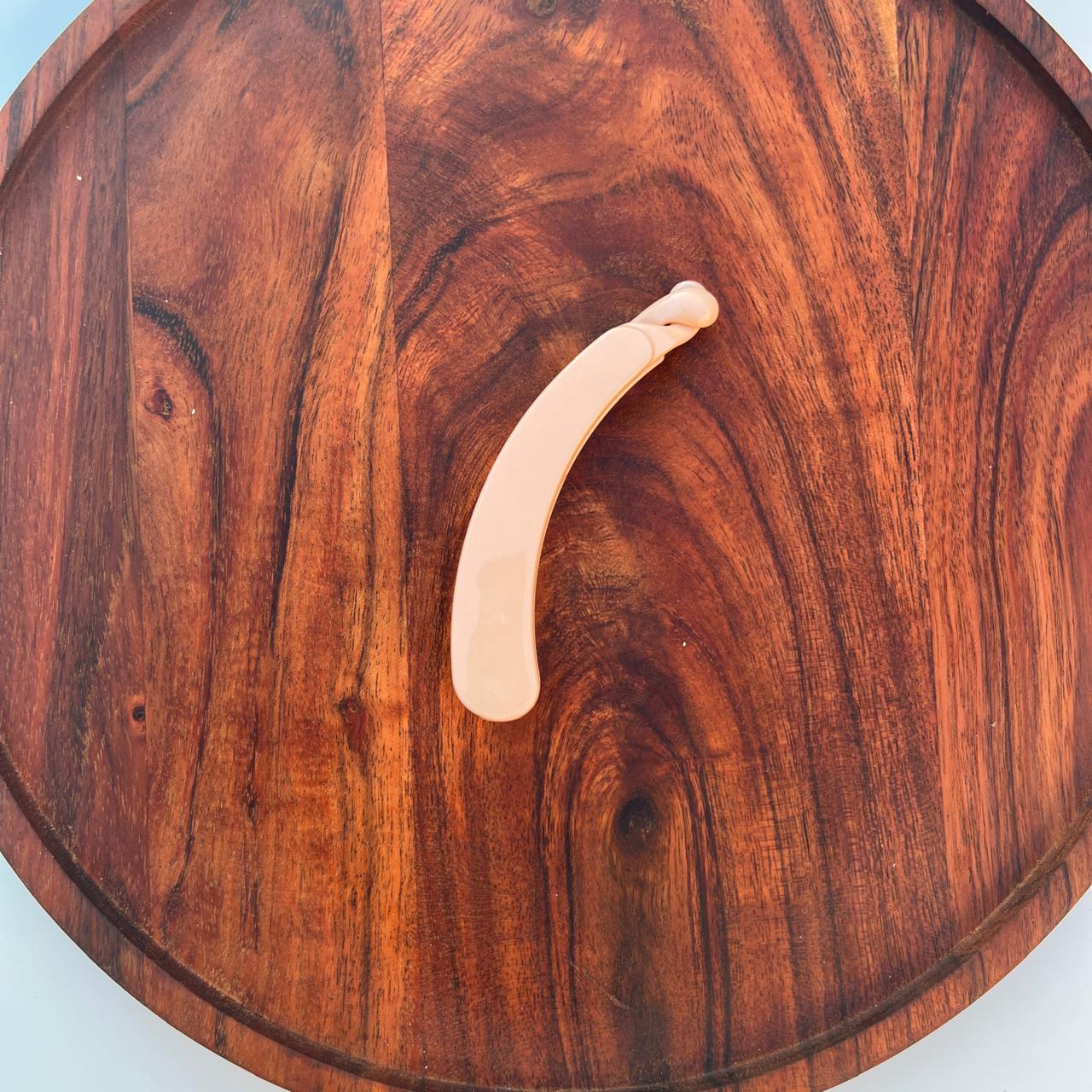 Pastel Curve Shimmer Banana Clip Collection - 10cm