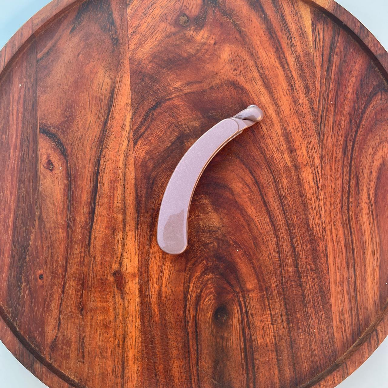Pastel Curve Shimmer Banana Clip Collection - 10cm