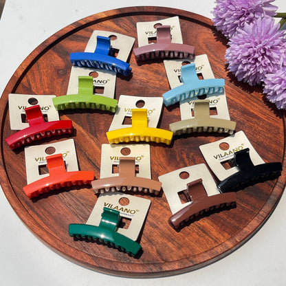 Glossy Pop square Mini Claw Clip- Small