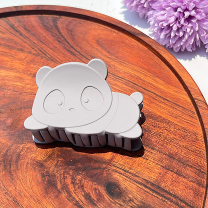 Soft Matte Panda Clip - 7.5cm
