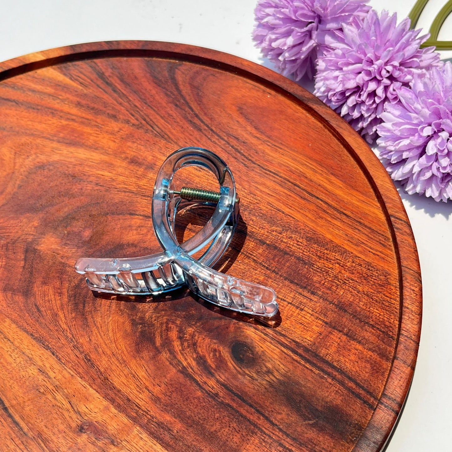 Dual Tone Loop Claw Clip - 8cm