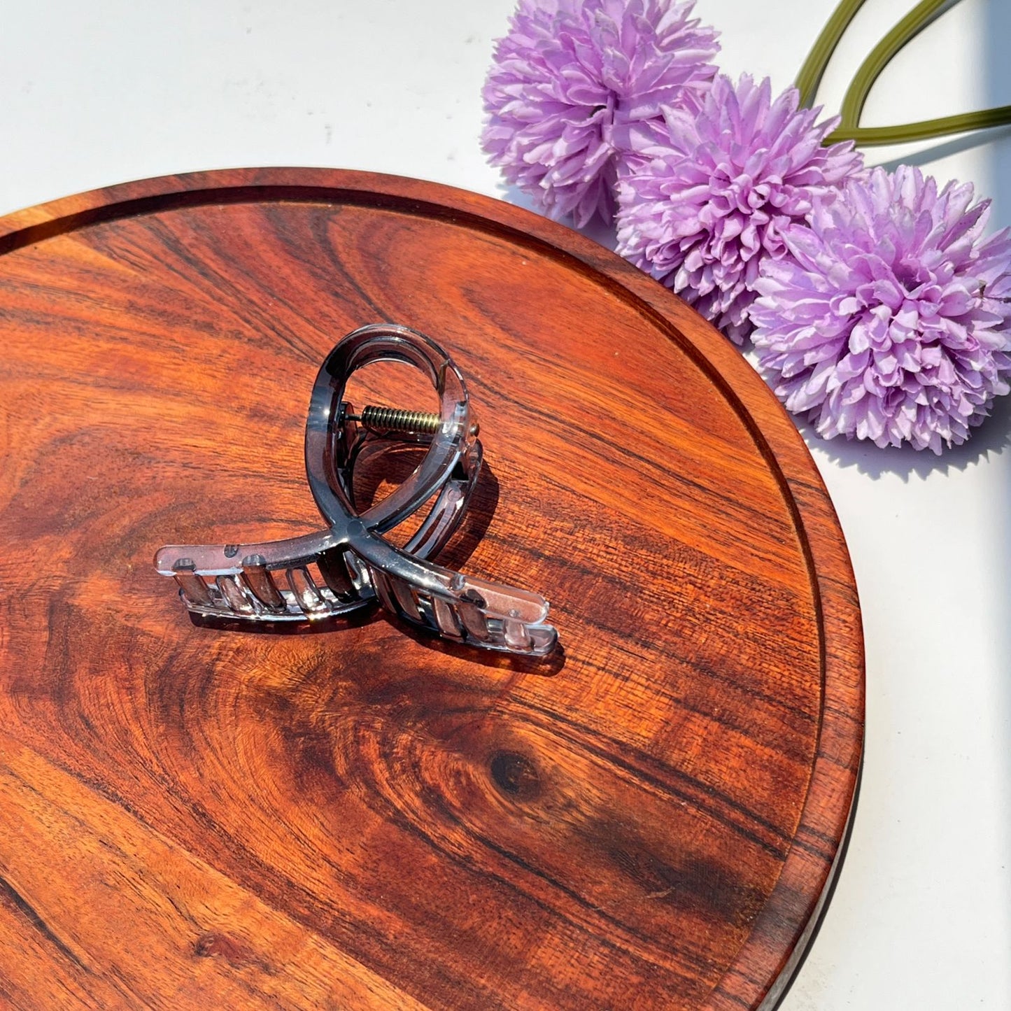 Dual Tone Loop Claw Clip - 8cm