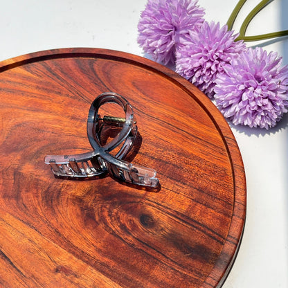 Dual Tone Loop Claw Clip - 8cm