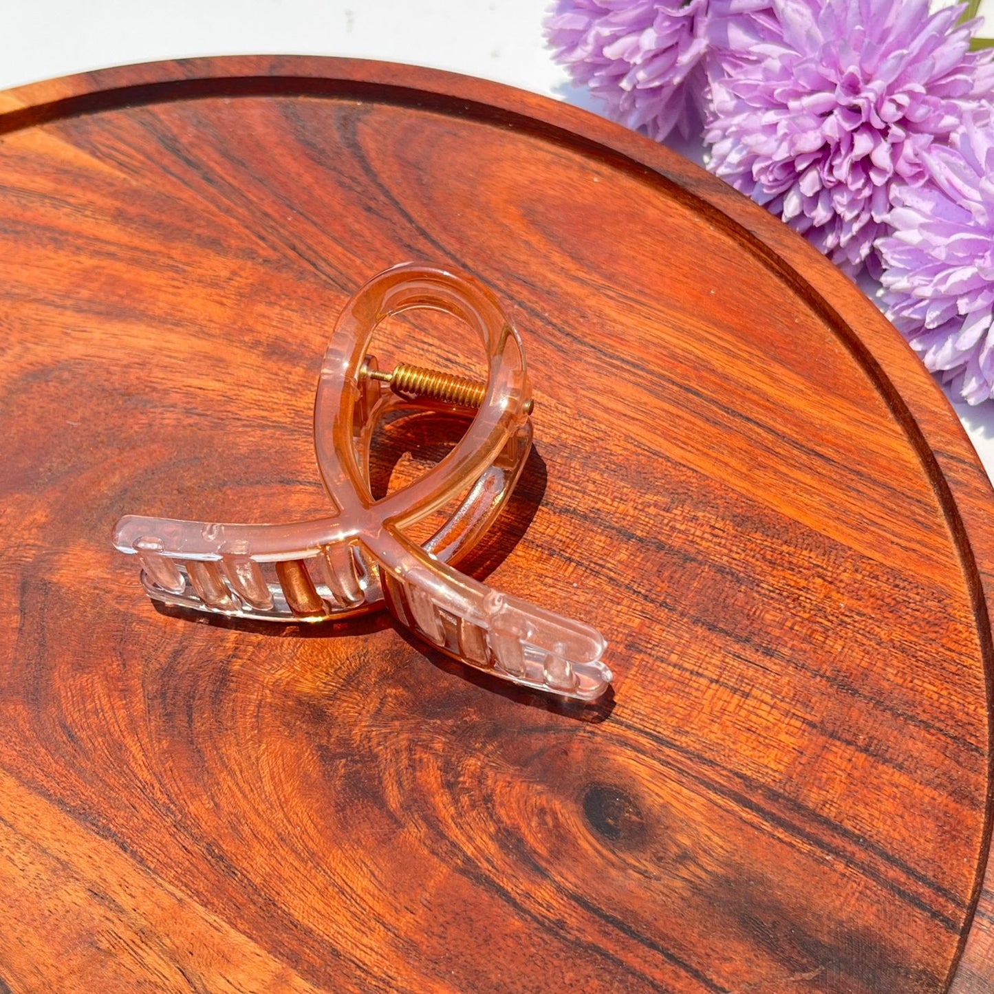 Dual Tone Loop Claw Clip - 8cm