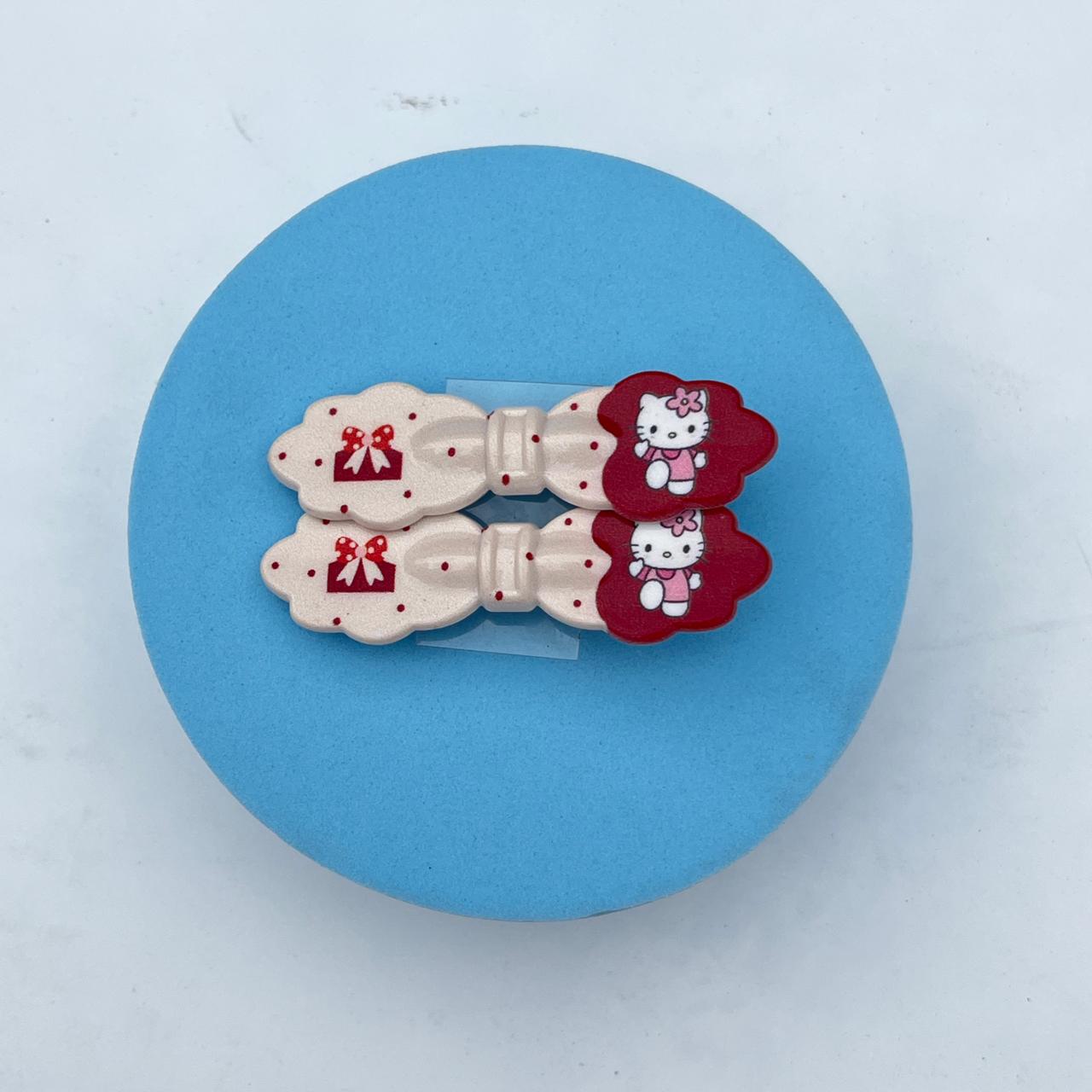 Kawaii Cartoon Snap Clips Set (pack of 2)