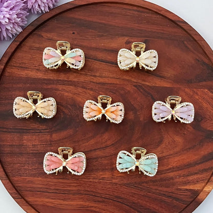 Butterfly Bow Luxe Clip - Medium 5cm